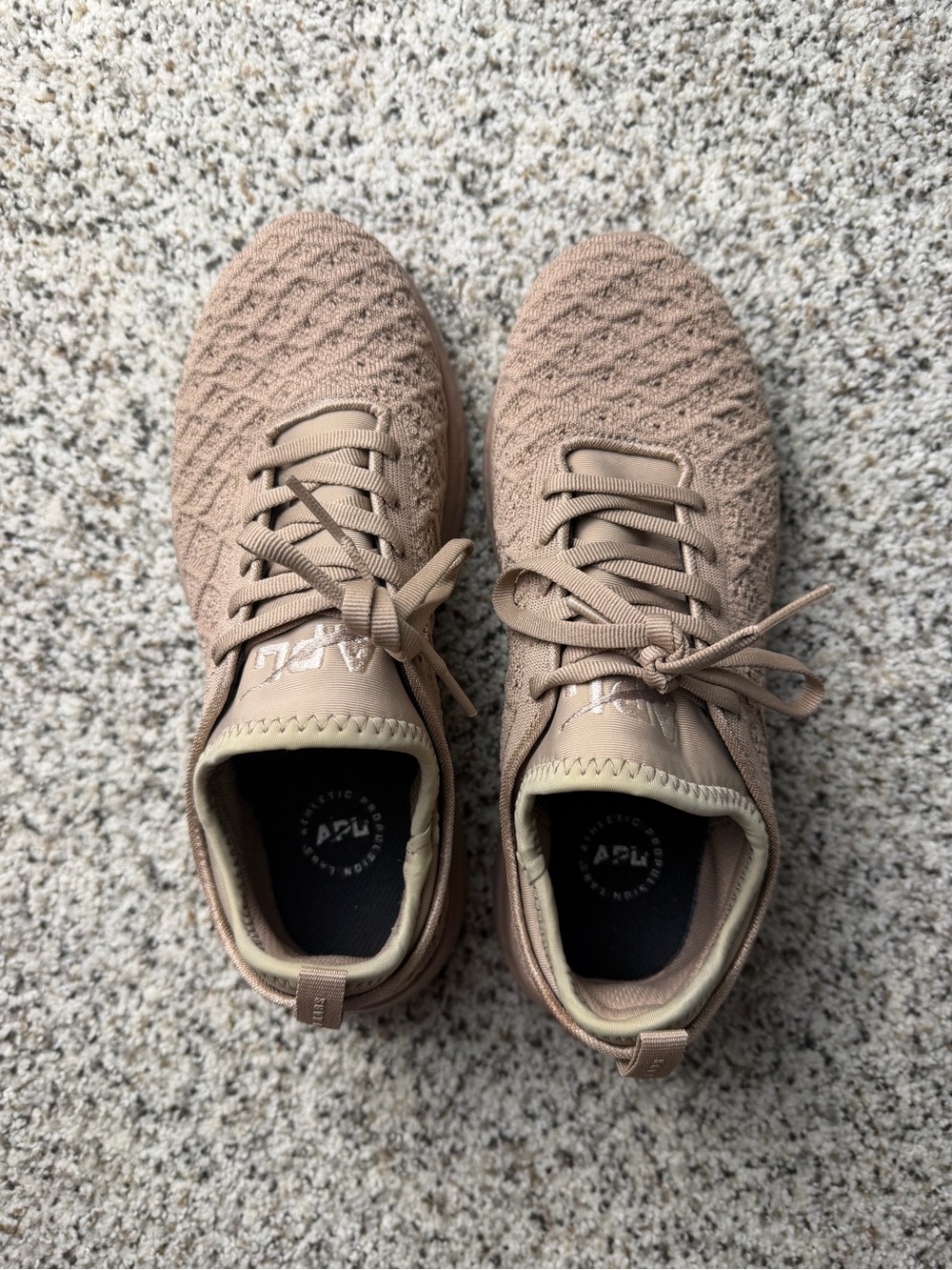 APL Women's Knit Sneakers in Taupe
